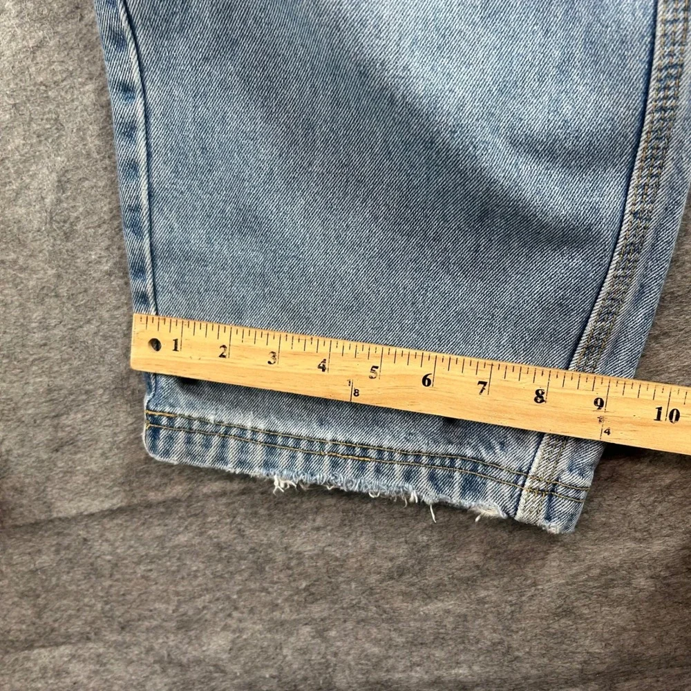 Timezone Carpenter Jeans Men 36x30 Light Wash Distressed Baggy Utility Denim Y2K